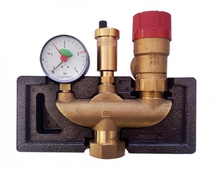 Група безпеки котла AFRISO KSG magnum 1 1/4 "GW, 200 kW - 18790
