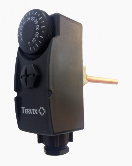 Термостат погружний Tervix ProLine, 0-90С поверхнева регуляція, G1/2", гільза 100мм - 20933